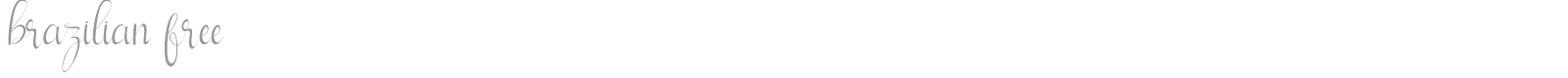 Brazilian font preview